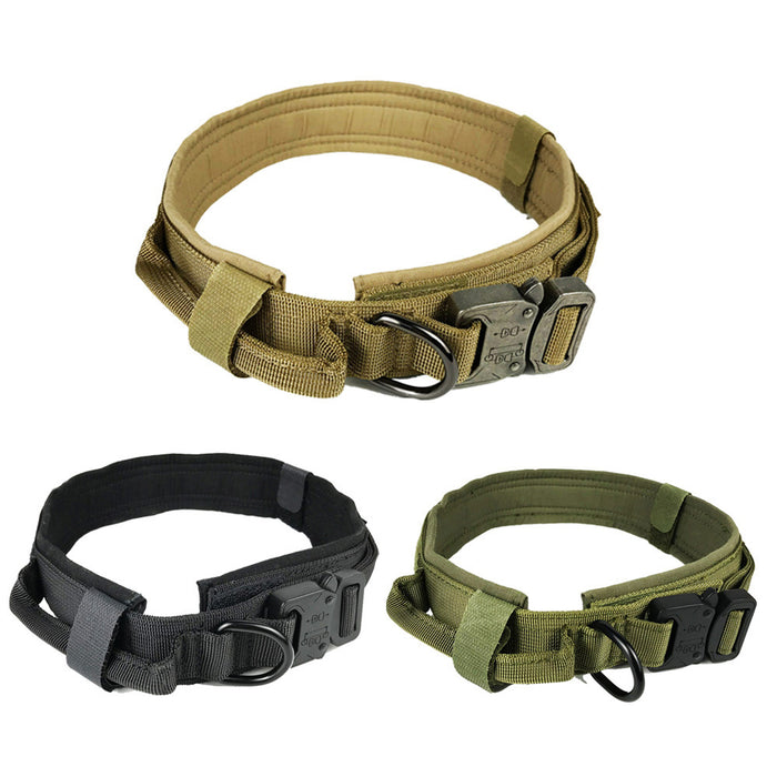 Tactical Dog Collar – Heavy Duty 1000D Nylon Adjustable Military Style