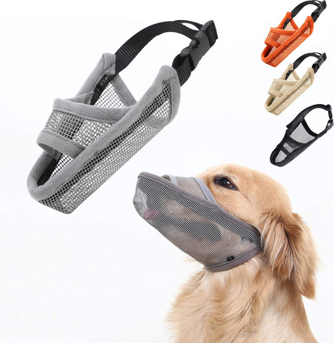 Dog Muzzle for Large Breeds – Anti Bite Mouth Guard for Husky & Retriever