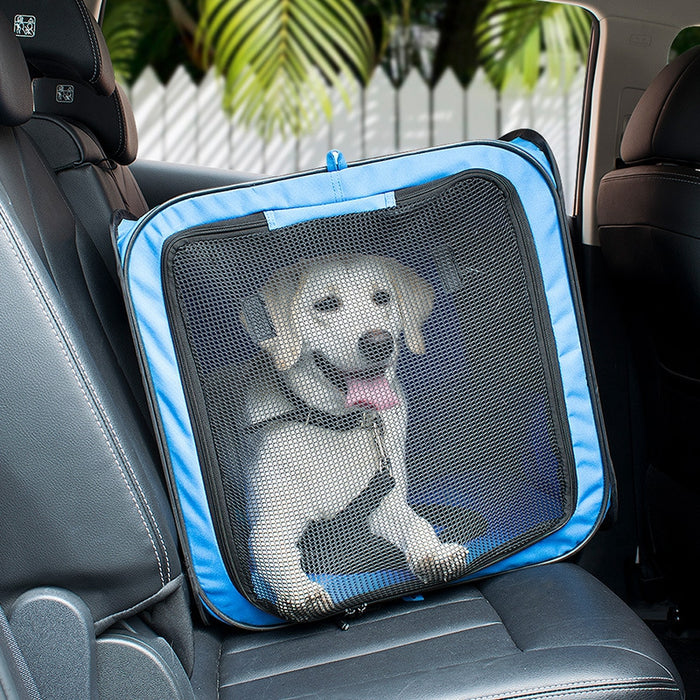 Dog Car Safety Seat Kennel Travel Carrier for Small, Medium & Large Dogs