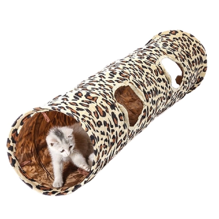 Extra Long Cat Tunnel Toy – Collapsible Interactive Play Tube for Cats