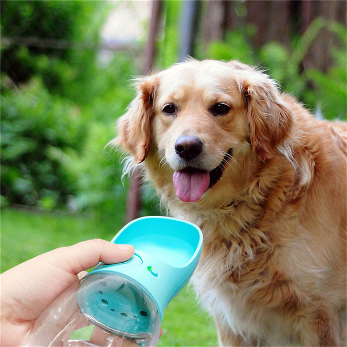 Portable Dog Water Bottle – One-Touch Leak Proof Pet Travel Dispenser