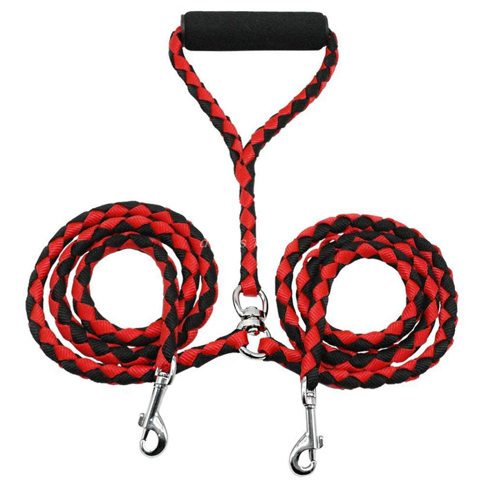 Braided Rope Dog Leash – Durable PP Round Training Lead