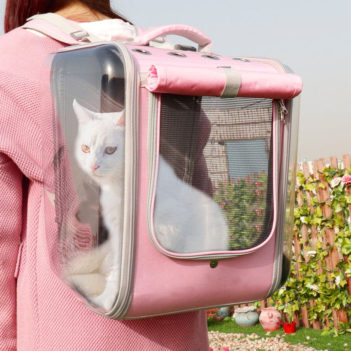 Lightweight Cat Backpack Carrier Portable Travel Bag for Small Pets