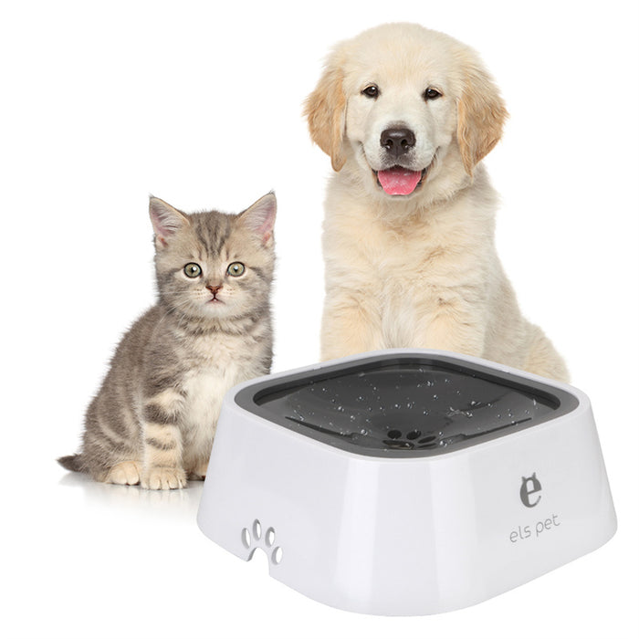 Floating Dog Water Bowl – Anti Spill Slow Drinking Pet Water Dispenser