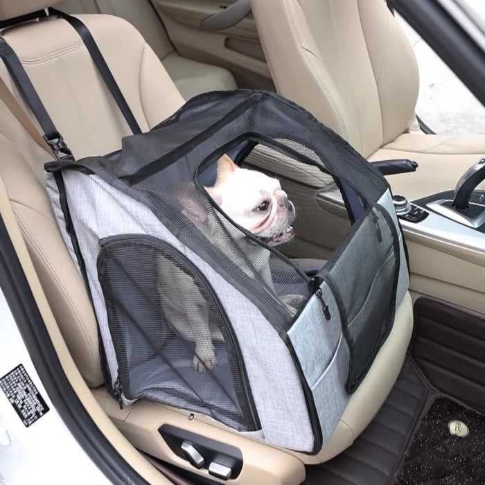 Portable Dog Travel Crate Soft Pet Carrier Kennel for Medium & Large Dogs