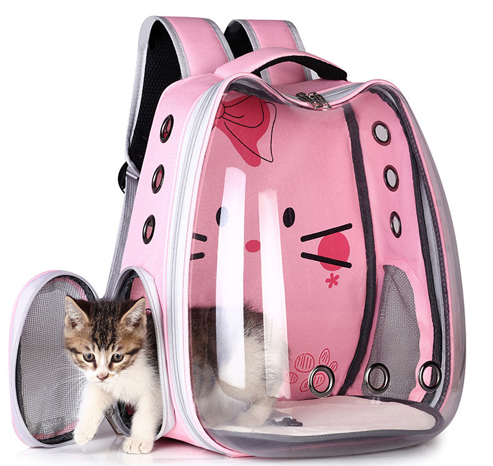 Bubble Window Pet Backpack Carrier for Cats & Small Dogs Travel Bag