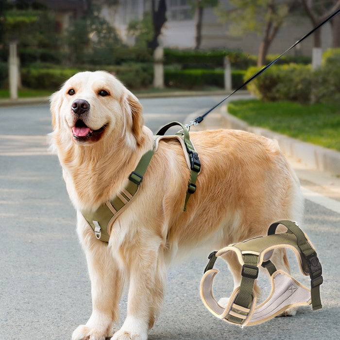 Adjustable Dog Harness – Durable Oxford Cloth No Pull Chest Strap